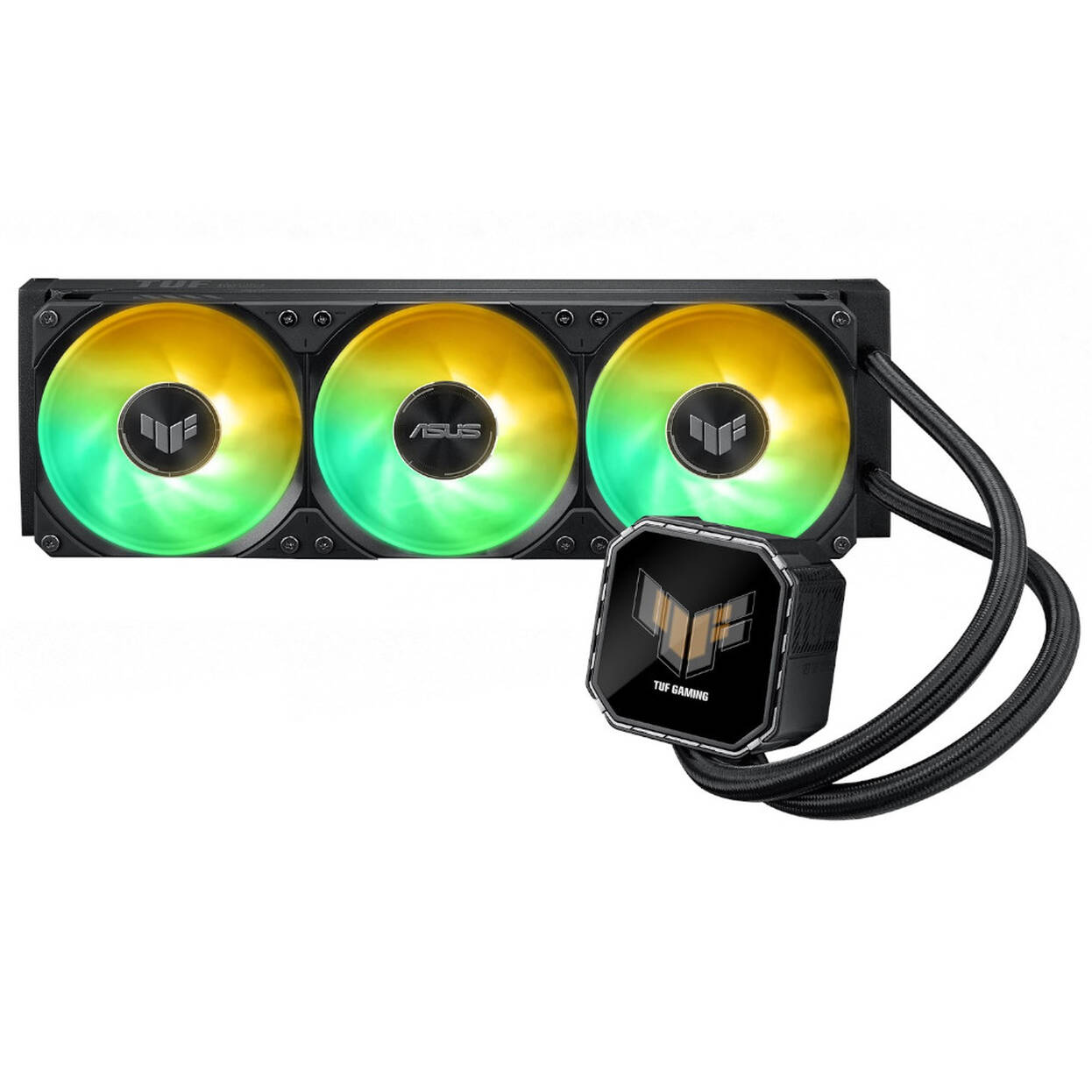 ASUS TUF Gaming LC III 360 ARGB LCD AiO Water Cooling, 2.8” LCD - 360mm, black