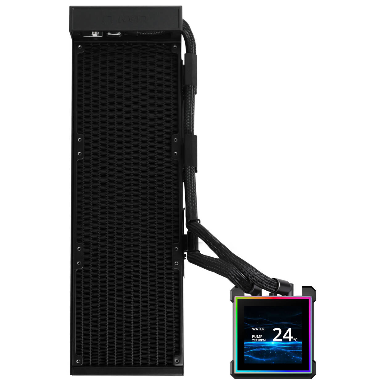 Lian Li HydroShift II LCD-S 360N AiO Water Cooling, RGB, LCD Display - without fans, 360mm, black