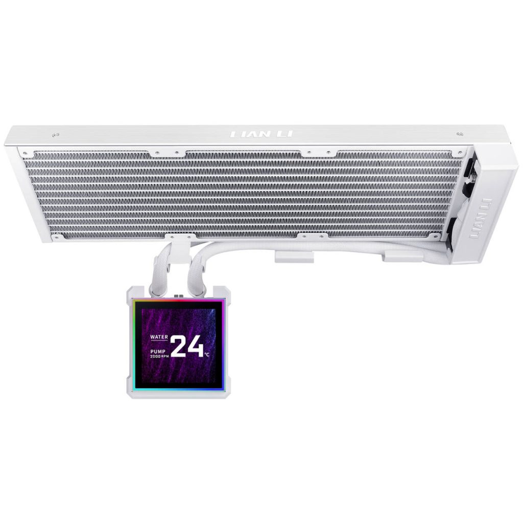 Lian Li HydroShift II LCD-S 360N AiO Water Cooling, RGB, LCD Display - without fans, 360mm, white
