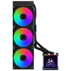 Lian Li HydroShift II LCD-S 360CL AiO Water Cooling, RGB, LCD Display - 360mm, Black