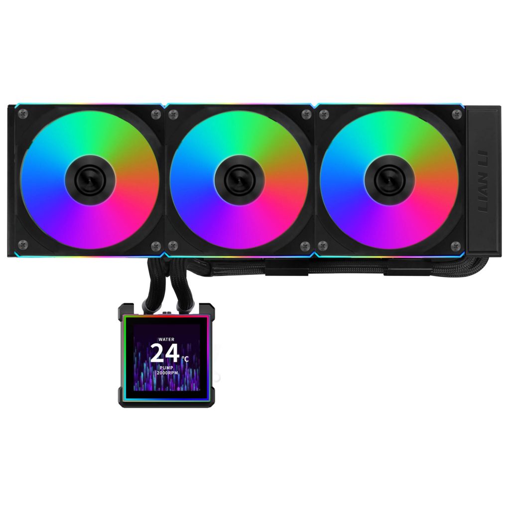 Lian Li HydroShift II LCD-S 360CL AiO Water Cooling, RGB, LCD Display - 360mm, Black