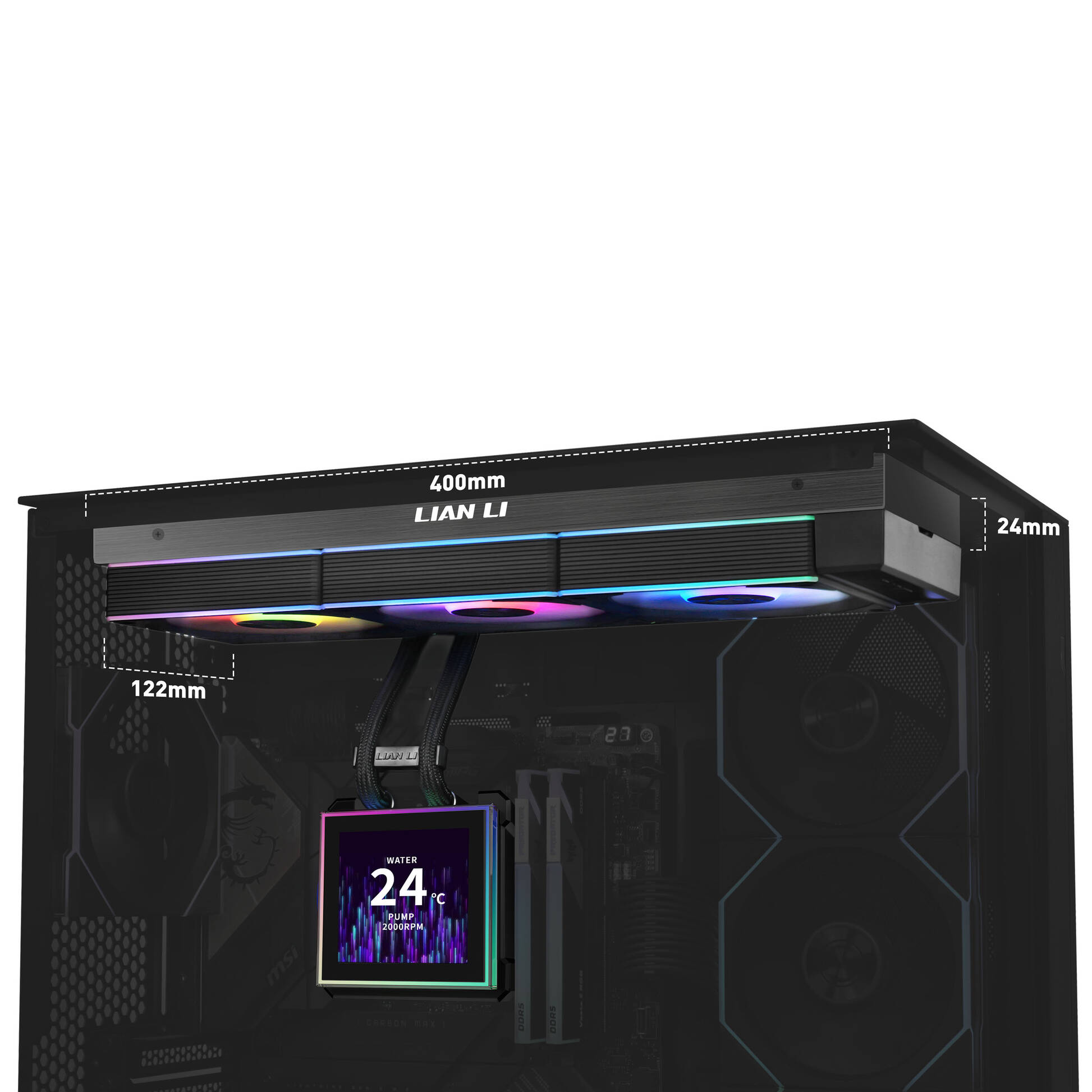 lian li hydroshift ii lcd-c 360tl