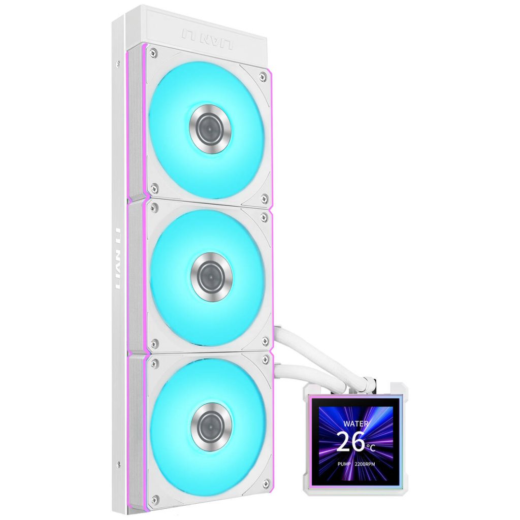 Lian Li HydroShift II LCD-S 360CL AiO Water Cooling, RGB, LCD Display - 360mm, white