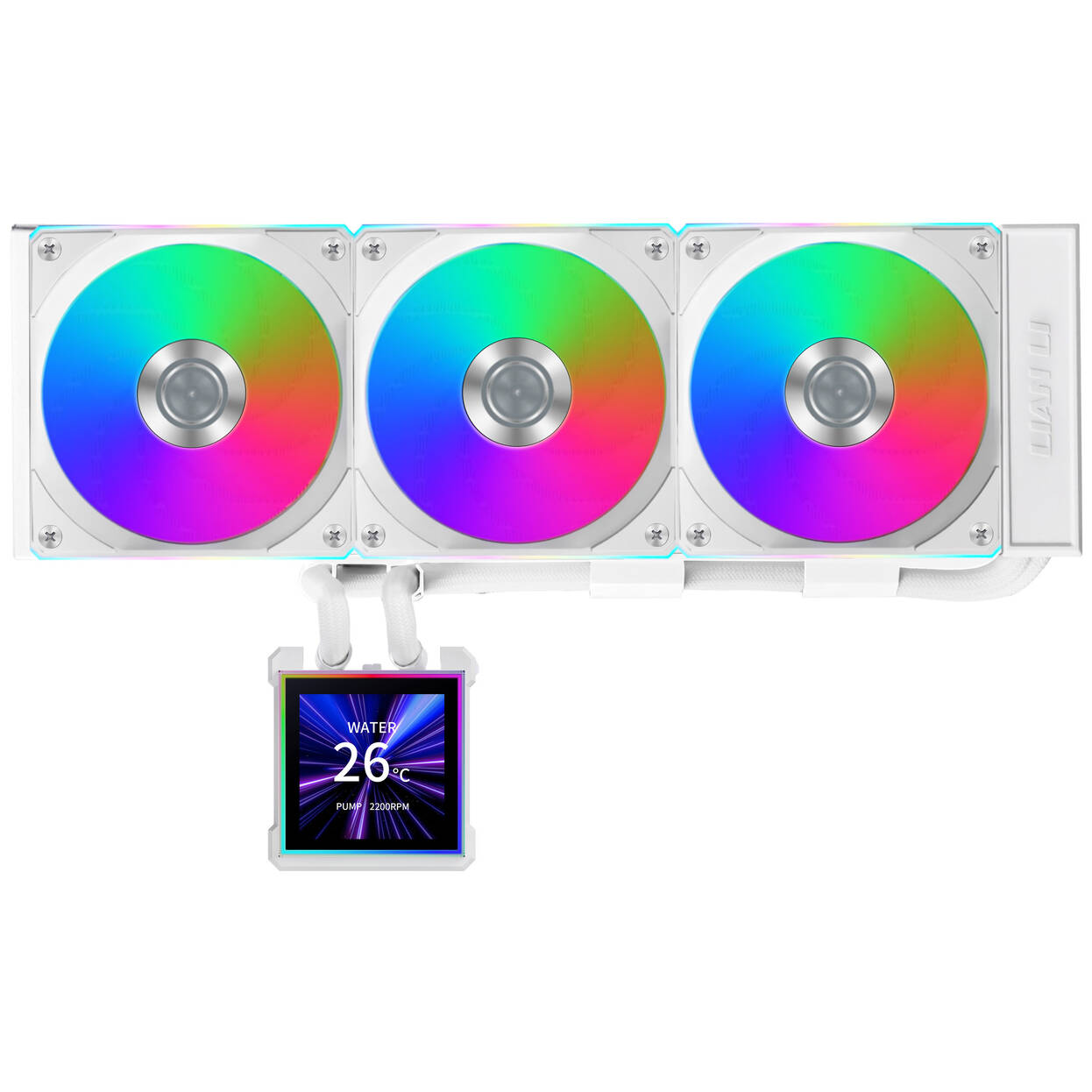 Lian Li HydroShift II LCD-S 360CL AiO Water Cooling, RGB, LCD Display - 360mm, white