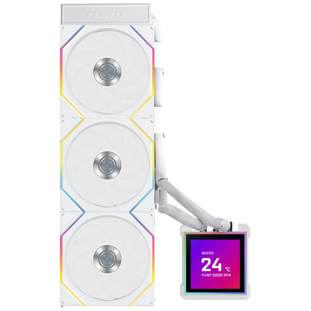 Lian Li HydroShift II LCD-S 360TL AiO Water Cooling, RGB, LCD Display - 360mm, white