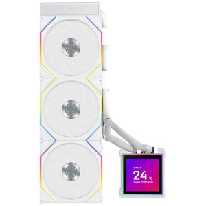 Lian Li HydroShift II LCD-S 360TL AiO Water Cooling, RGB, LCD Display - 360mm, white