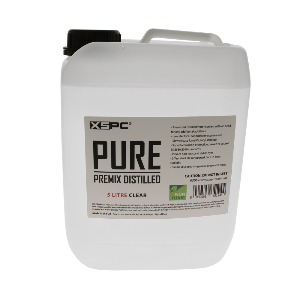 XSPC PURE Premix Distilled Container - Clear - 5L