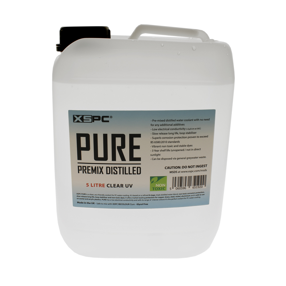 XSPC PURE Premix Distilled Container - Clear UV - 5L