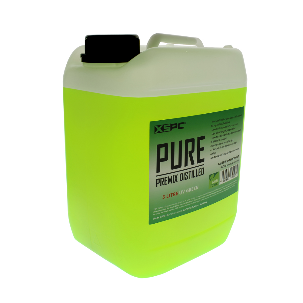 XSPC PURE Premix Distilled Container - UV Green - 5L
