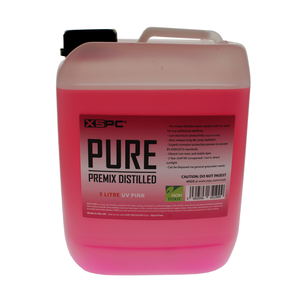 XSPC PURE Premix Distilled Container - UV Pink - 5L