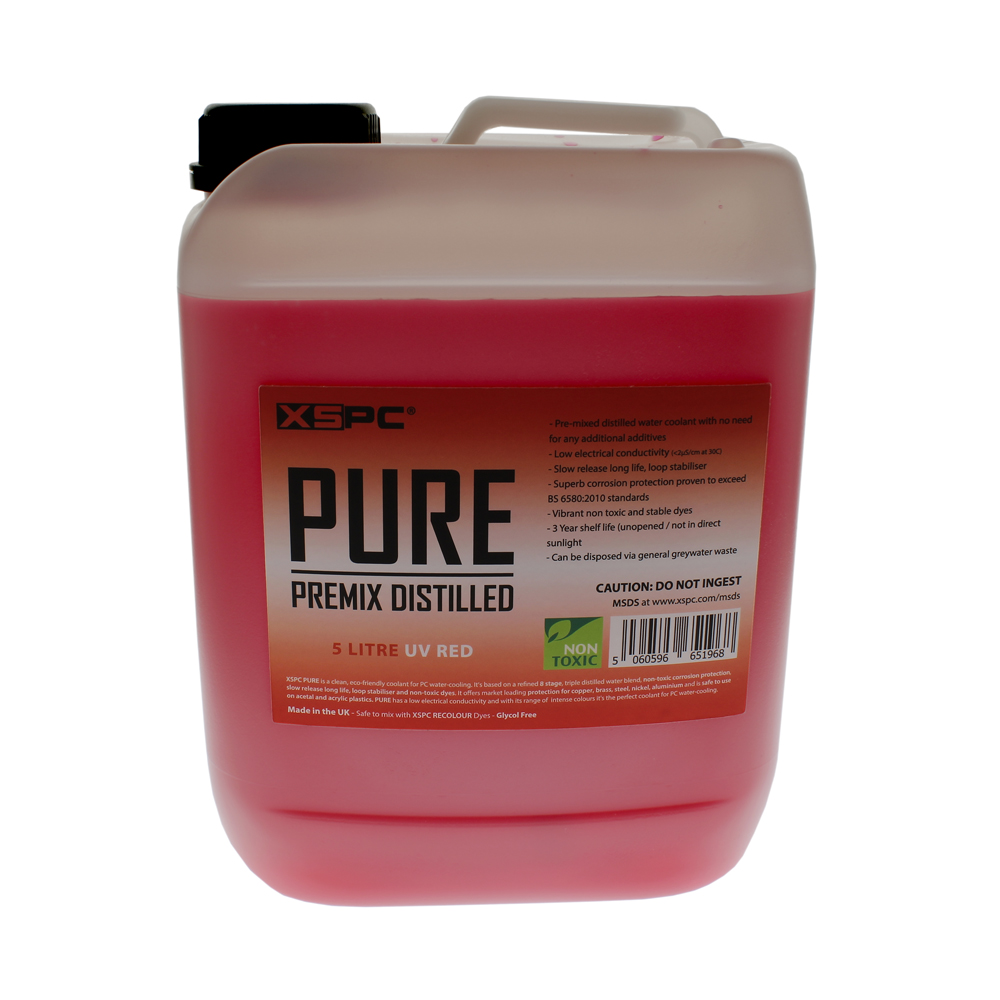 XSPC PURE Premix Distilled Container - UV Red- 5L : image 2