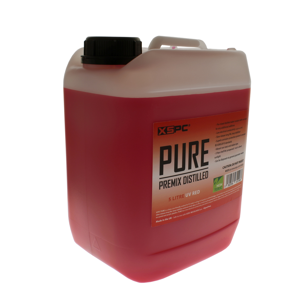 XSPC PURE Premix Distilled Container - UV Red- 5L : image 1