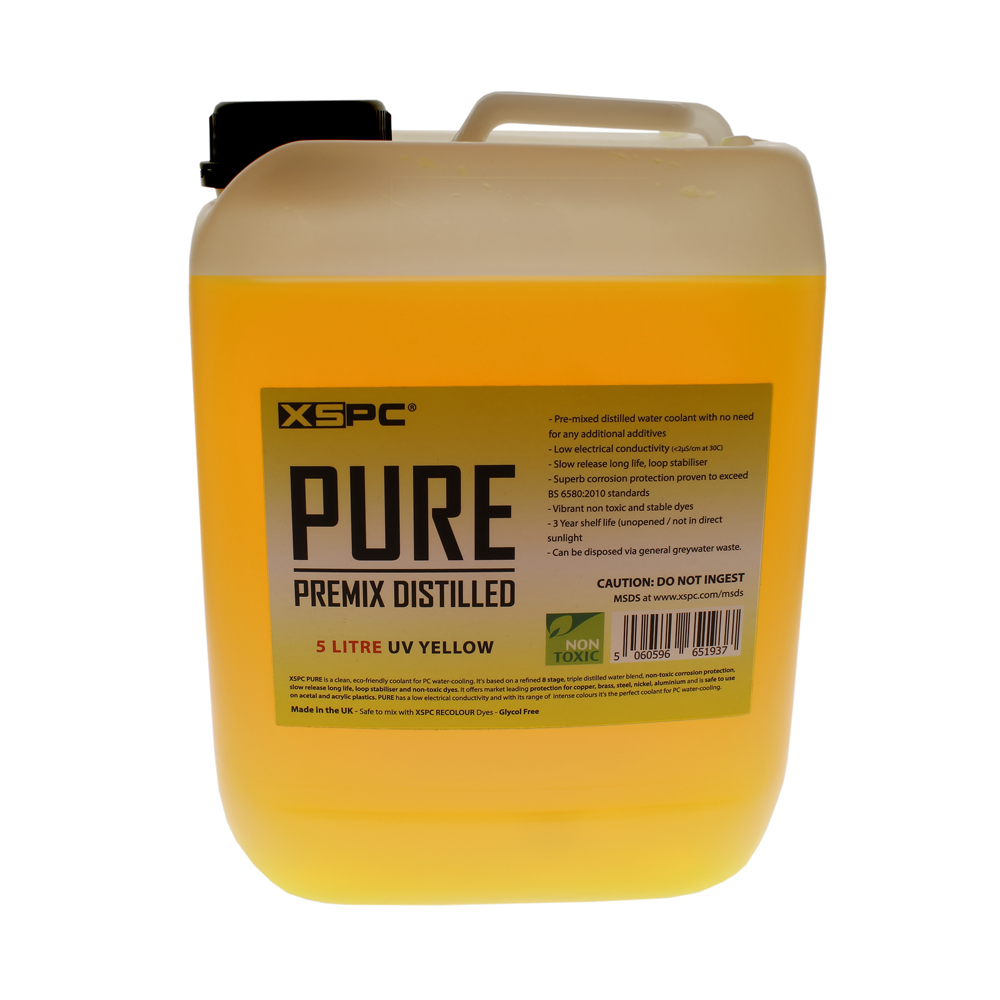 XSPC PURE Premix Distilled Container - UV Yellow - 5L