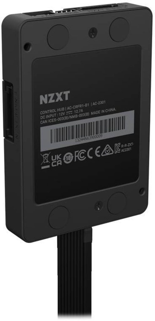 NZXT Control Hub RGB and Fan Controller, CAM-compatible - black