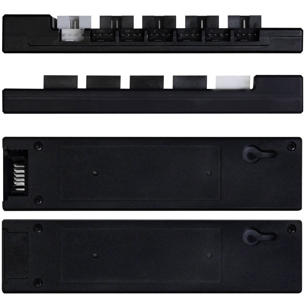Lian Li EDGE HUB, 4x USB, 6x PWM - black