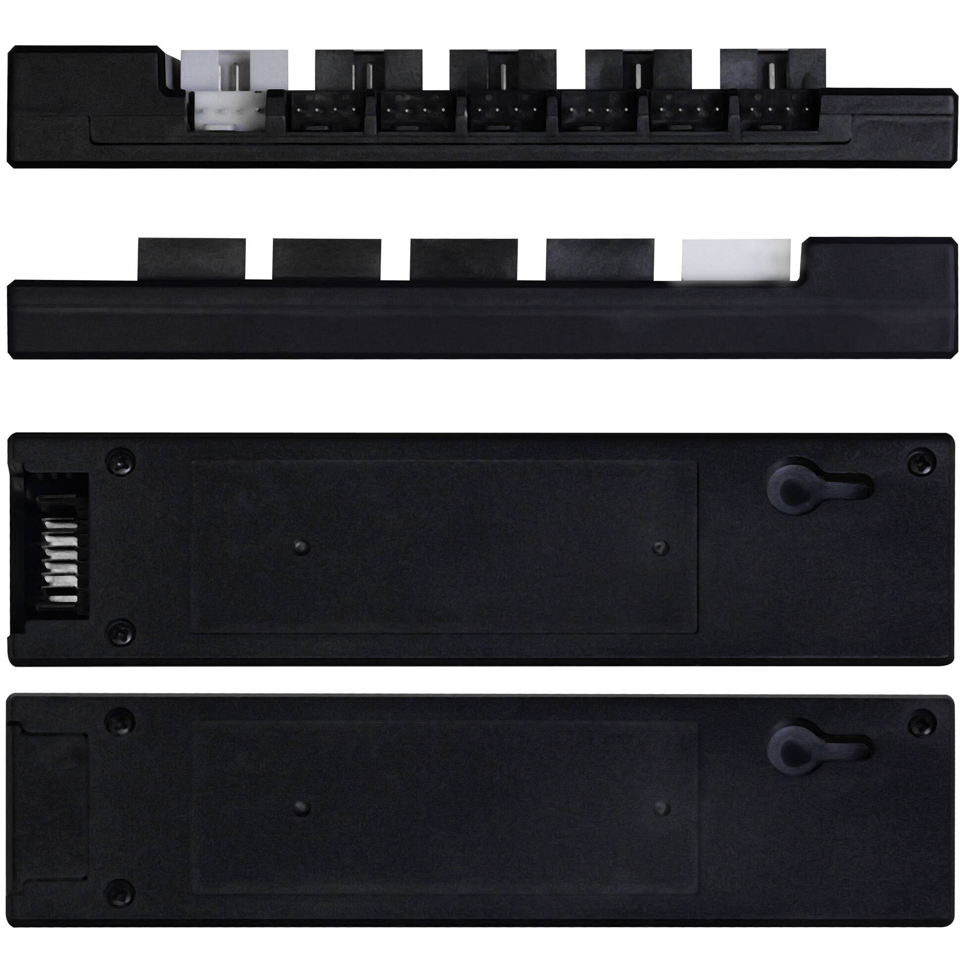 Lian Li EDGE HUB, 4x USB, 6x PWM - black