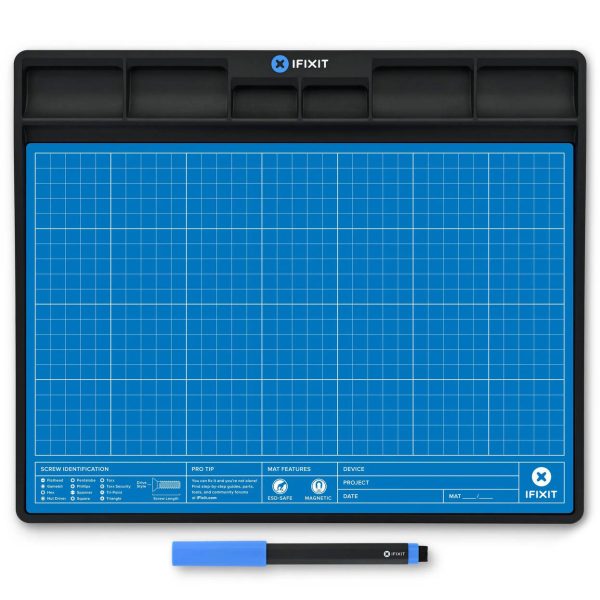 IFixit FixMat magnetic project mat, ESD-safe – blue