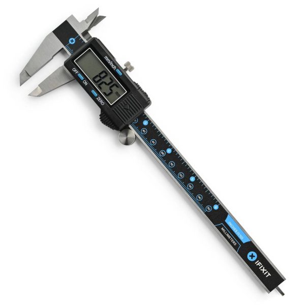 iFixit Digital Caliper, 0.01 mm to 150 mm – black, blue