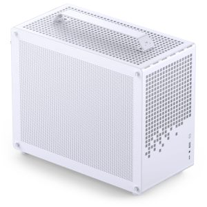 Jonsplus (Jonsbo) Z20 Mesh PC Case, Mini Tower, Micro-ATX, with Carrying Handle - White
