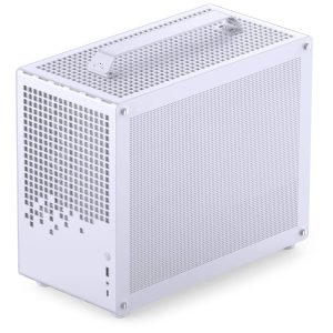 Jonsplus (Jonsbo) Z20 Mesh PC Case, Mini Tower, Micro-ATX, with Carrying Handle - White