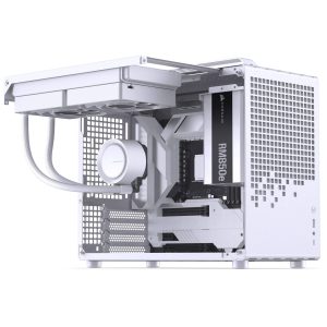 Jonsplus (Jonsbo) Z20 Mesh PC Case, Mini Tower, Micro-ATX, with Carrying Handle - White