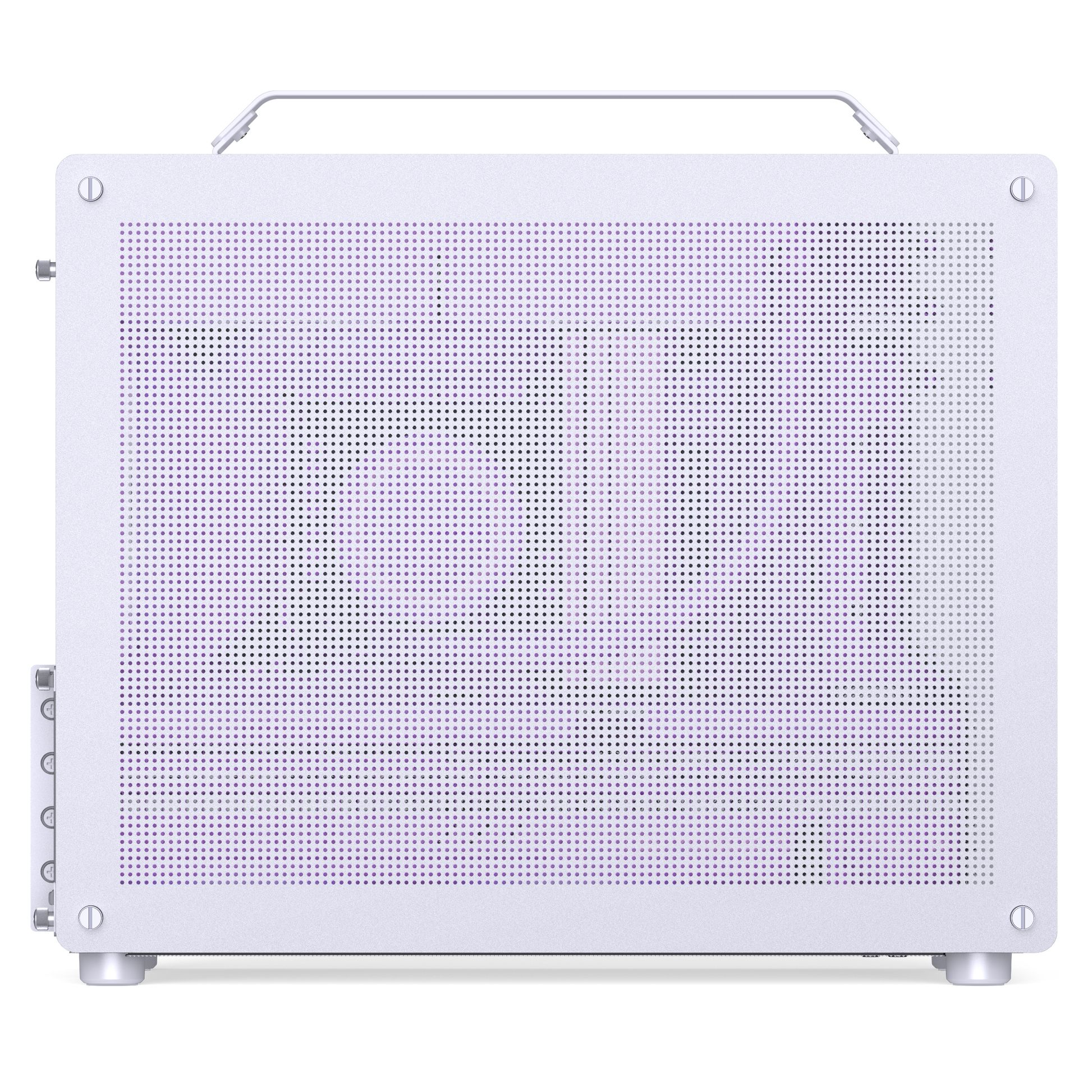 Jonsplus (Jonsbo) Z20 Mesh PC Case, Mini Tower, Micro-ATX, with Carrying Handle - White