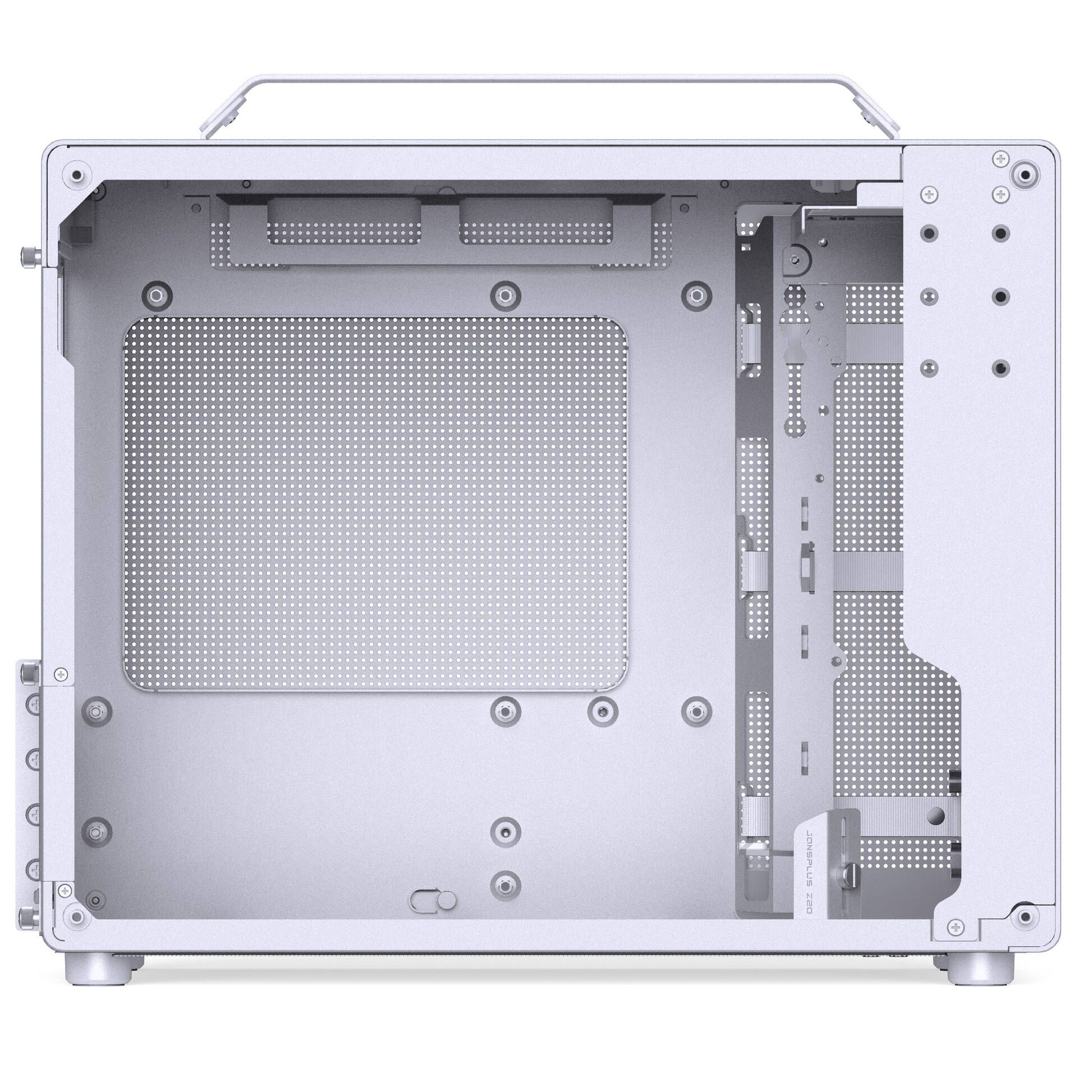Jonsplus (Jonsbo) Z20 Mesh PC Case, Mini Tower, Micro-ATX, with Carrying Handle - White