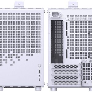 Jonsplus (Jonsbo) Z20 Mesh PC Case, Mini Tower, Micro-ATX, with Carrying Handle - White