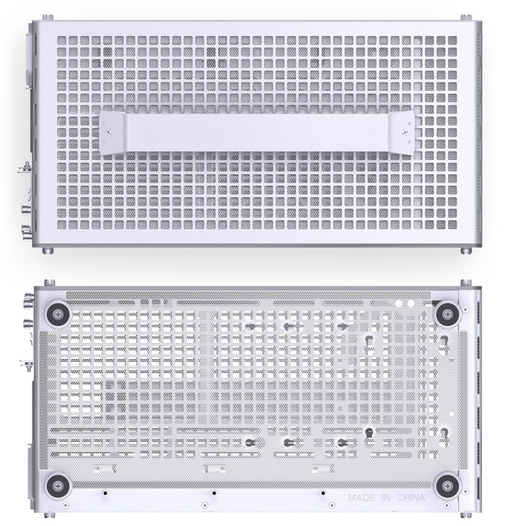 Jonsplus (Jonsbo) Z20 Mesh PC Case, Mini Tower, Micro-ATX, with Carrying Handle - White