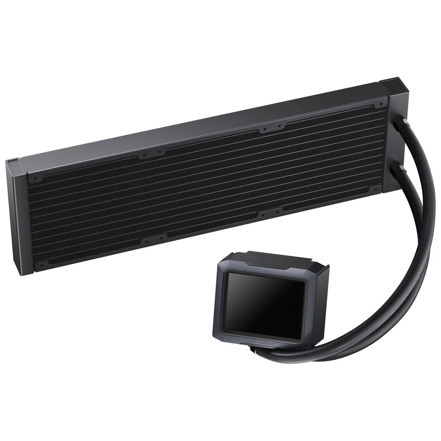 Jonsbo TF3-360SCB AIO CPU Cooler with LCD, ARGB - 360mm, Black