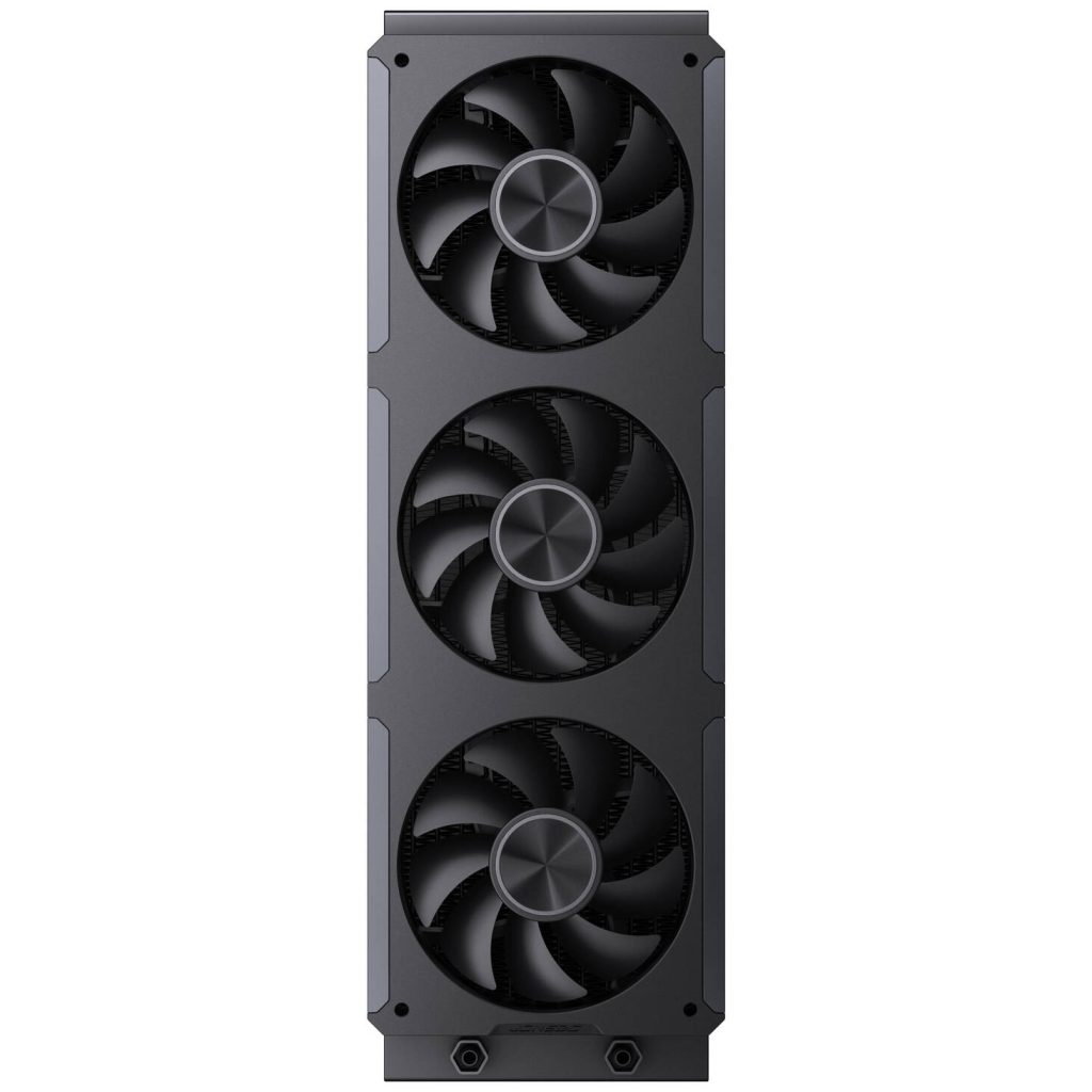 Jonsbo TF3-360SCB AIO CPU Cooler with LCD, ARGB - 360mm, Black