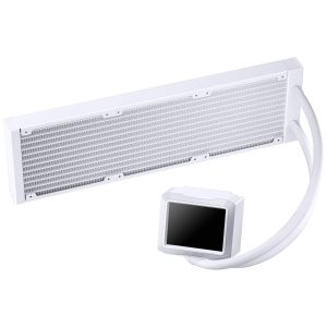 Jonsbo TF3-360SCB AIO CPU Cooler with LCD, ARGB - 360mm, White
