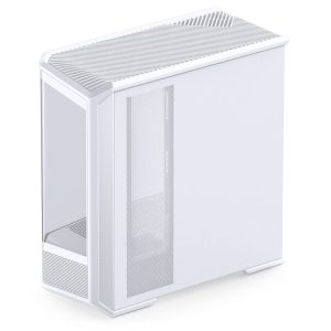 Jonsplus (Jonsbo) D400 PC Case, Midi Tower, ATX, Tempered Glass - White : image 7