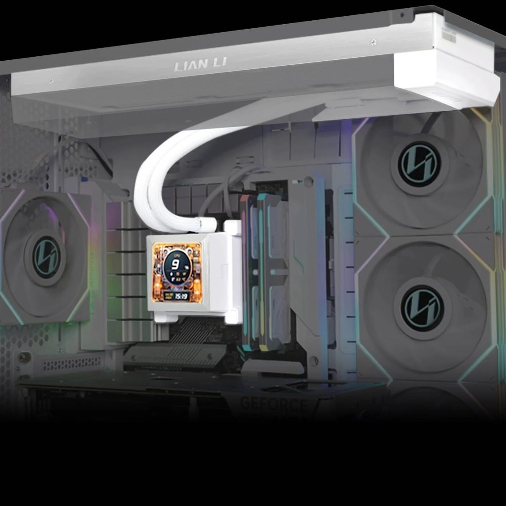 Lian Li HydroShift LCD 360 Fanless Water Cooling, RGB - 360mm, white