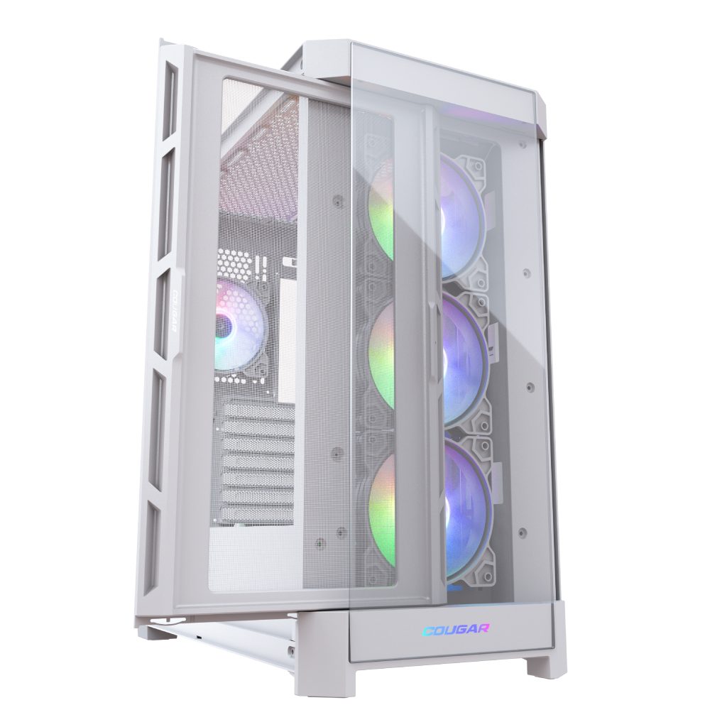 Cougar Duoface Pro RGB Mid Tower White Case with 4 ARGB Fans