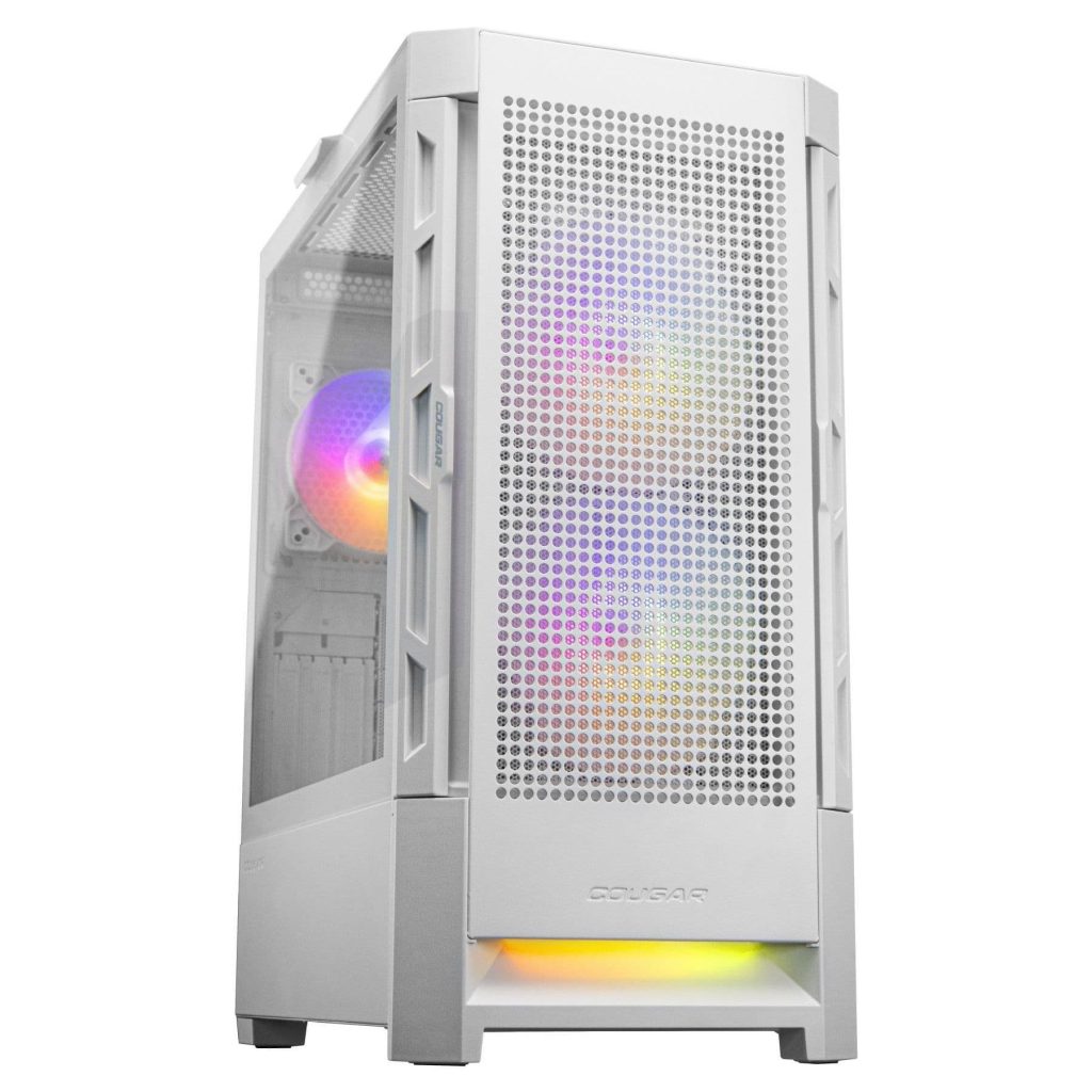 Cougar Duoface RGB Mid Tower White Case with 3 x ARGB Fans : image 1