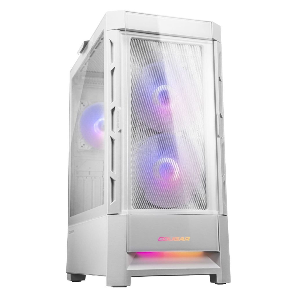 Cougar Duoface RGB Mid Tower White Case with 3 x ARGB Fans : image 3