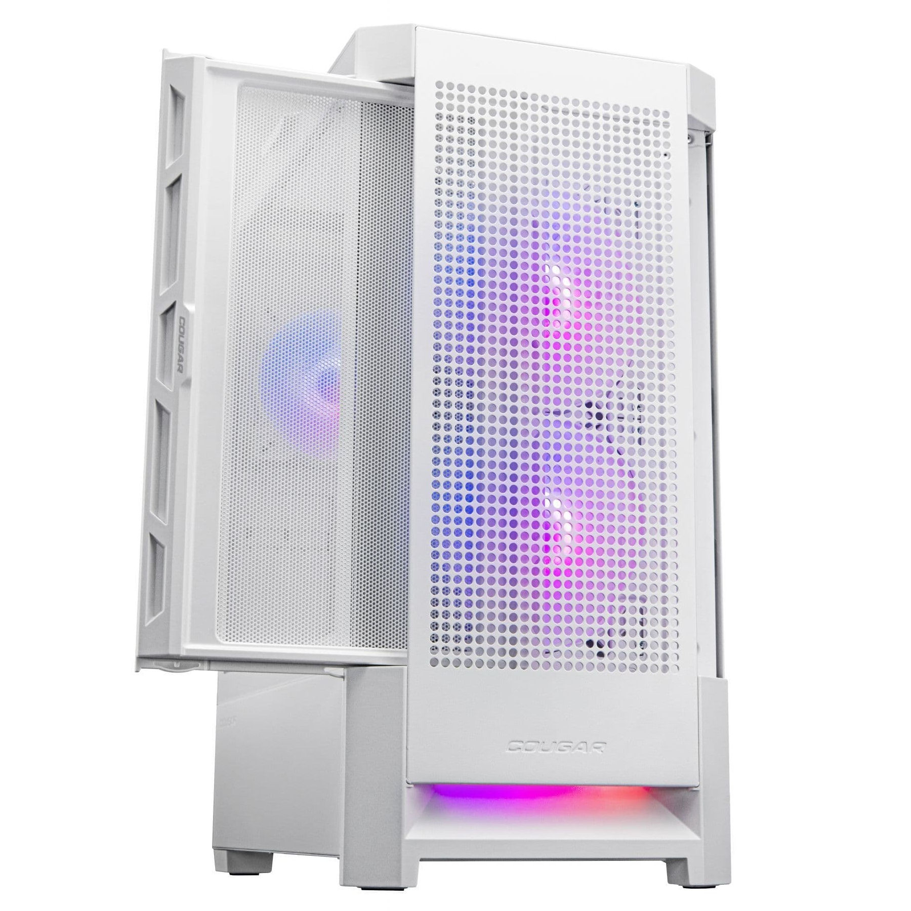 Cougar Duoface RGB Mid Tower White Case with 3 x ARGB Fans : image 2