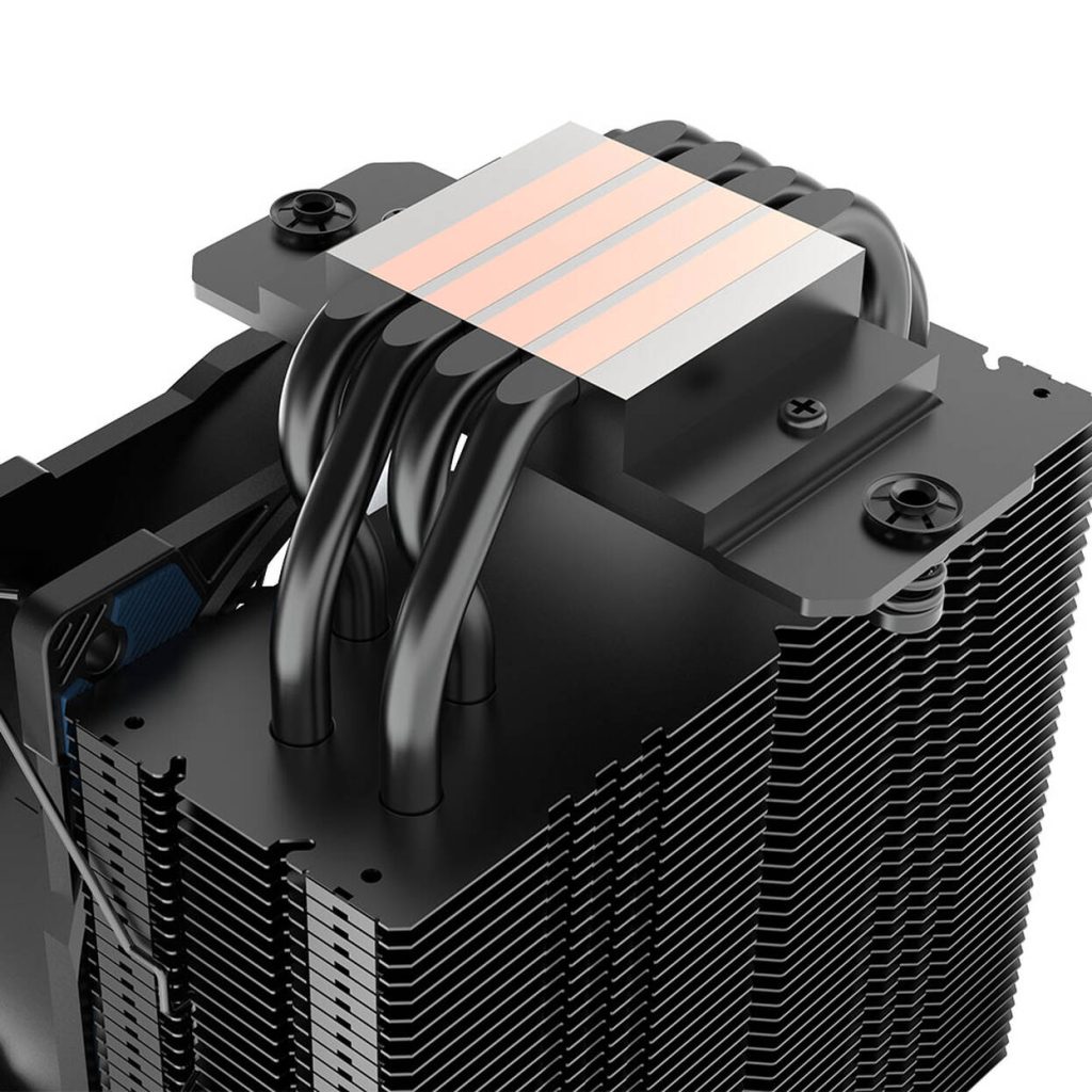 Akasa Alucia H4 Plus High Performance CPU Cooler - 120 mm, black