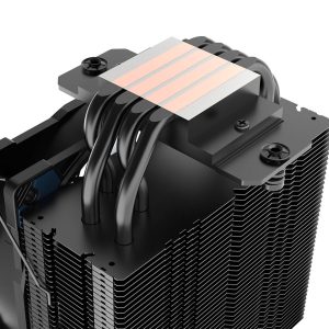 Akasa Alucia H4 Plus High Performance CPU Cooler - 120 mm, black