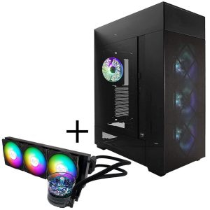 InWin Modfree Deluxe Big Tower Tempered Glass + InWin NR36 ARGB AiO Water Cooling - 360mm