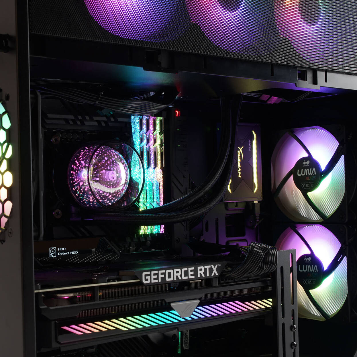 InWin Modfree Deluxe Big Tower Tempered Glass + InWin NR36 ARGB AiO Water Cooling - 360mm