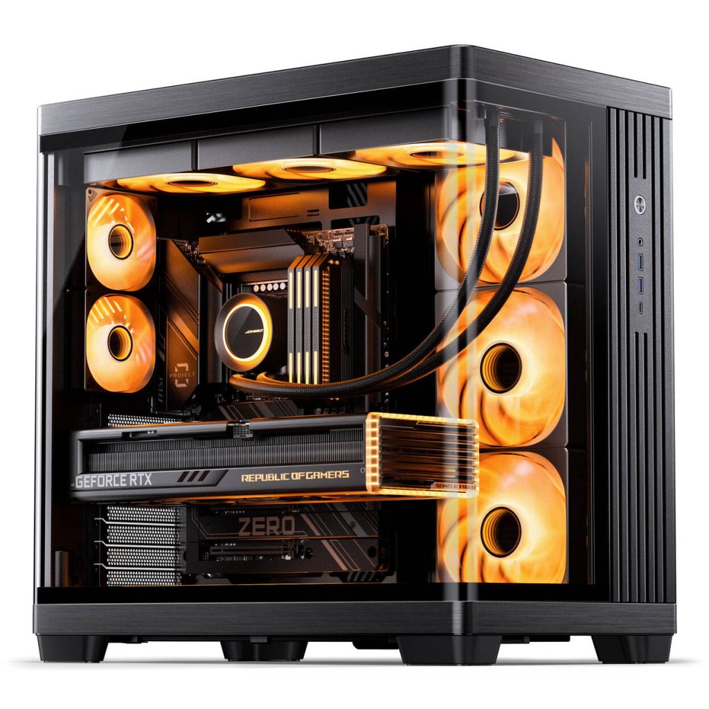 Jonsbo TK-4 Case, Mid-Tower, ATX, Tempered Glass - Black