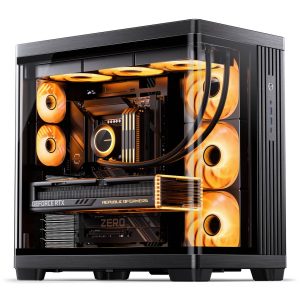 Jonsbo TK-4 Case, Mid-Tower, ATX, Tempered Glass - Black