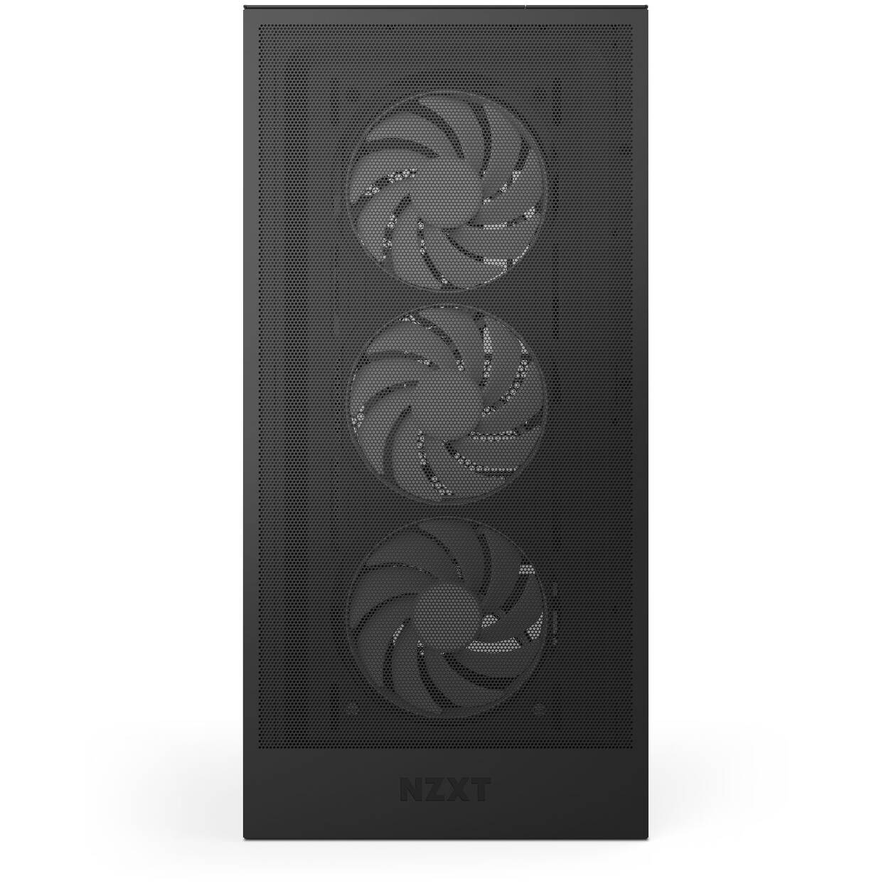 NZXT H5 Flow RGB PC Case, Mid Tower, ATX, RGB, Tempered Glass - Black