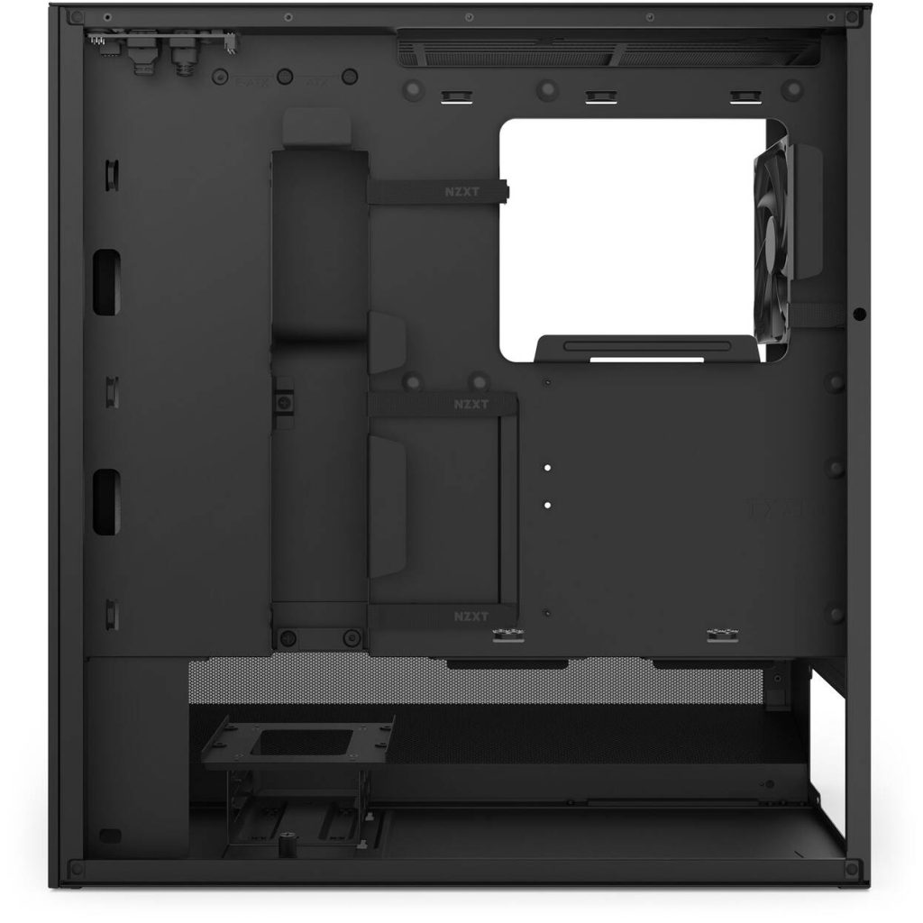 NZXT H5 Flow RGB PC Case, Mid Tower, ATX, RGB, Tempered Glass - Black