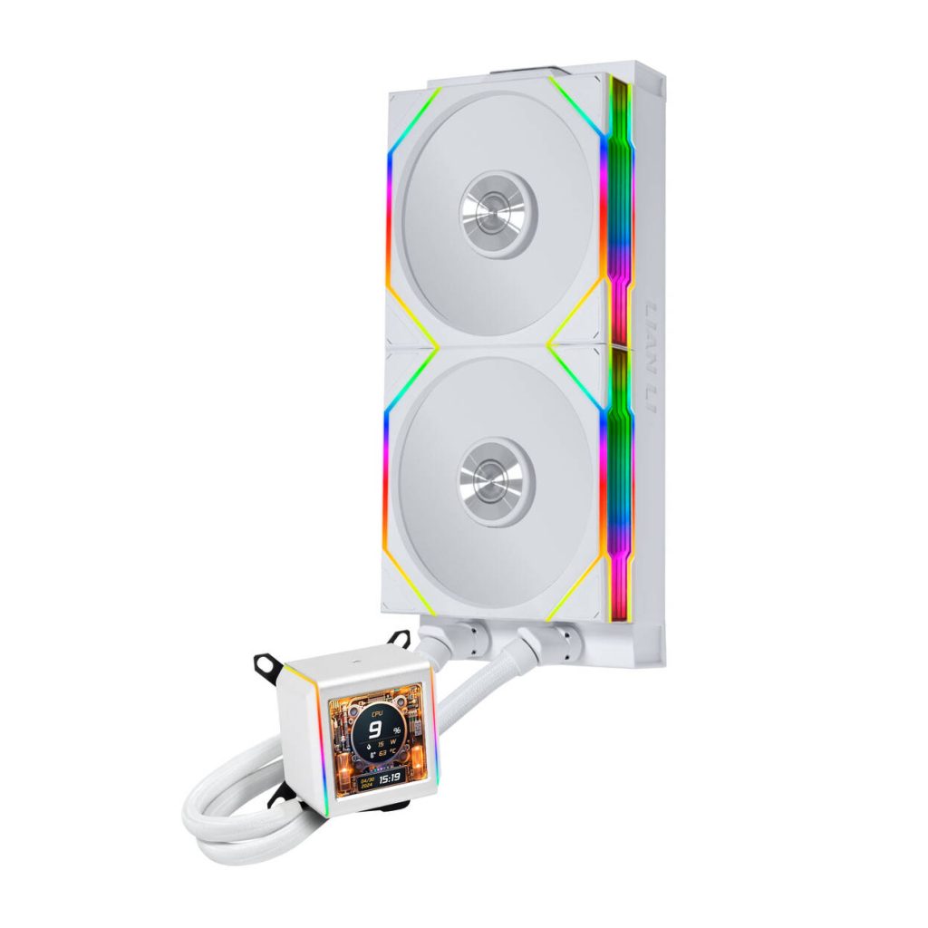 Lian Li Galahad II LCD 280 TL Wireless AIO Cooler - White