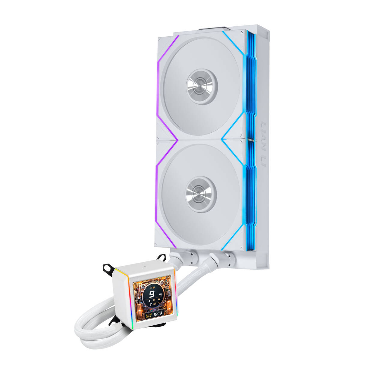 Lian Li Galahad II LCD 280 TL Wireless AIO Cooler - White