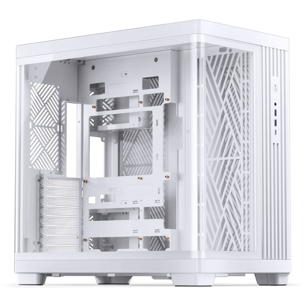 Jonsbo TK-4 Case, Mid-Tower, ATX, Tempered Glass - White