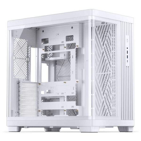 Jonsbo TK-4 Case, Mid-Tower, ATX, Tempered Glass – White